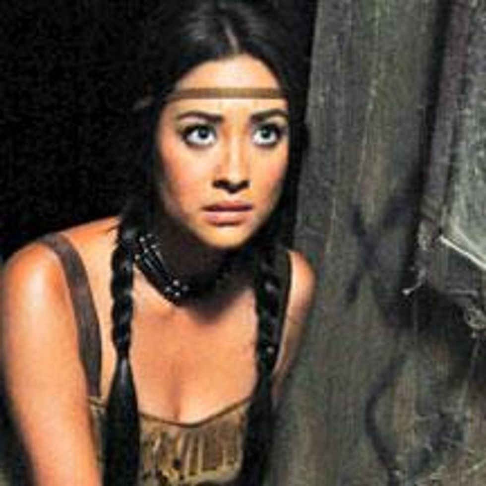 SheWired Shot of The Day: 'Pretty Little Liars' Halloween Preview, Shay Mitchell as Pretty Pocahontas