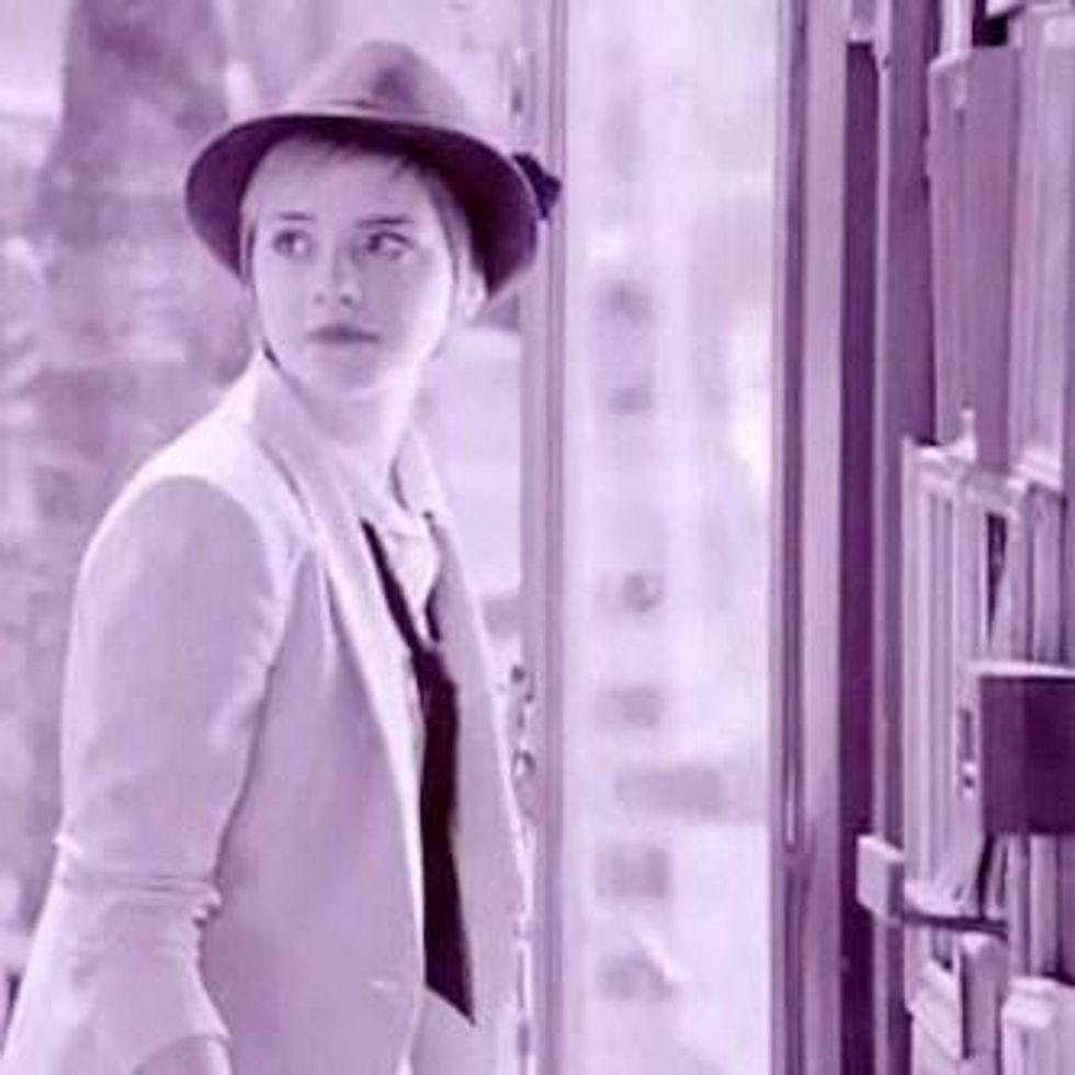 SheWired Shot of The Day: Emma Watson Wears Jacket and Tie for Lancome