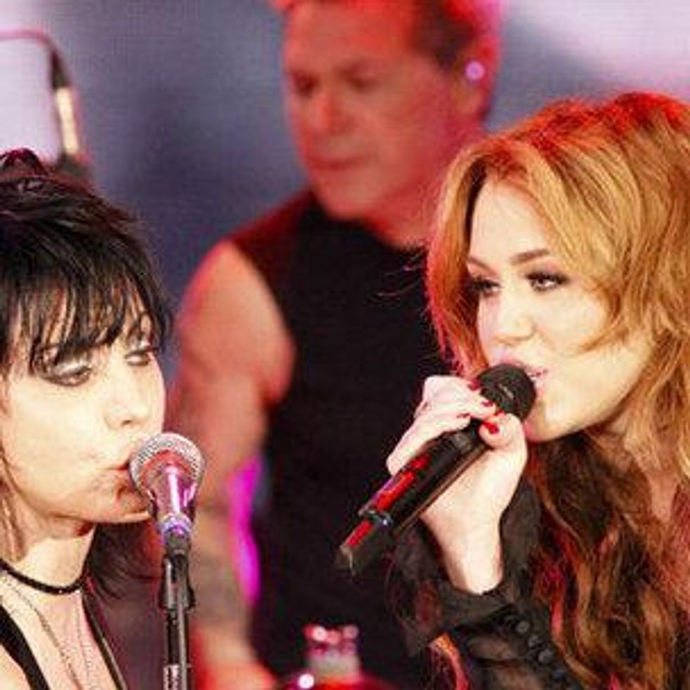 Miley Cyrus Interviews Her Idol Joan Jett 