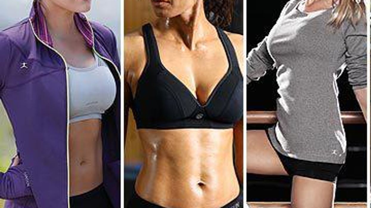 SheWired Shot of The Day: Hilary Duff, Padma Lakshmi, Jenny McCarthy and Christie Brinkley Sweat for Danskin