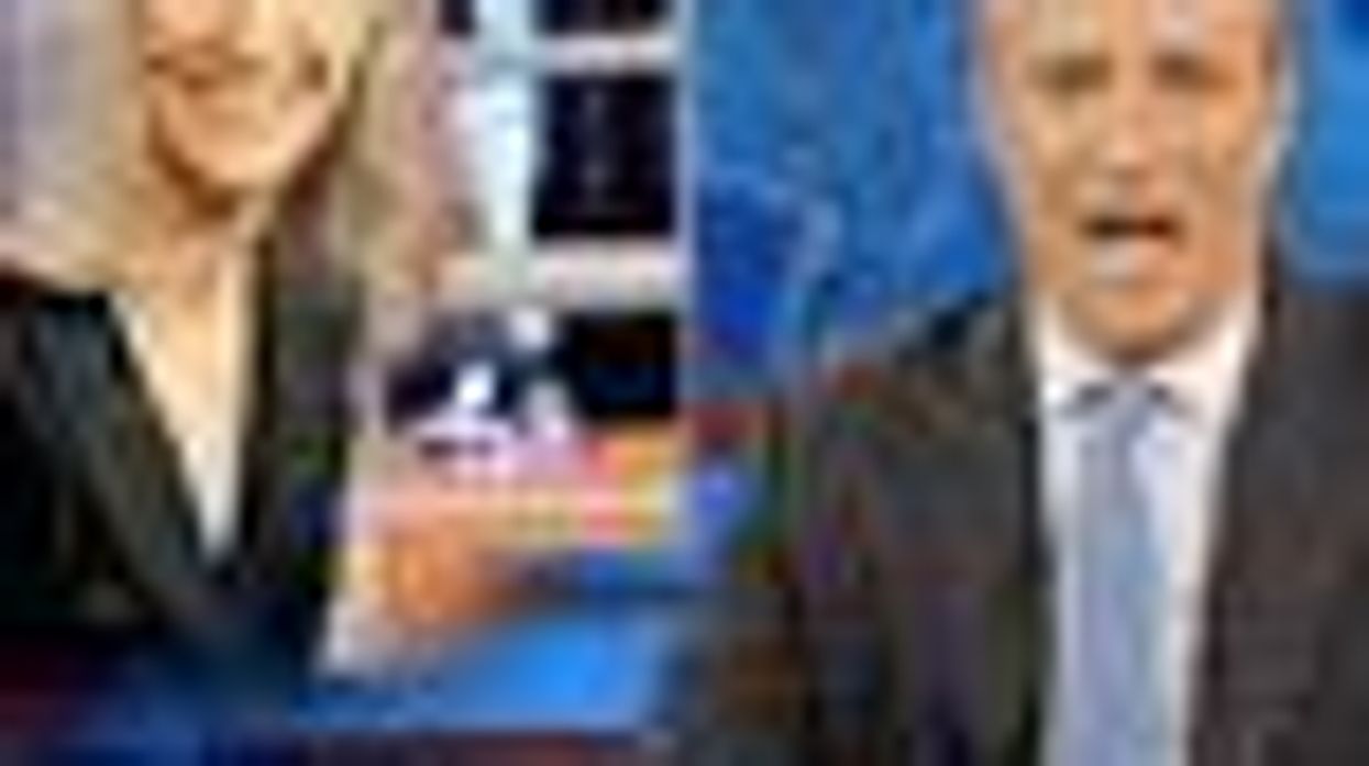 Rachel Maddow as Long-Haired and Conservative Courtesy of Jon Stewart