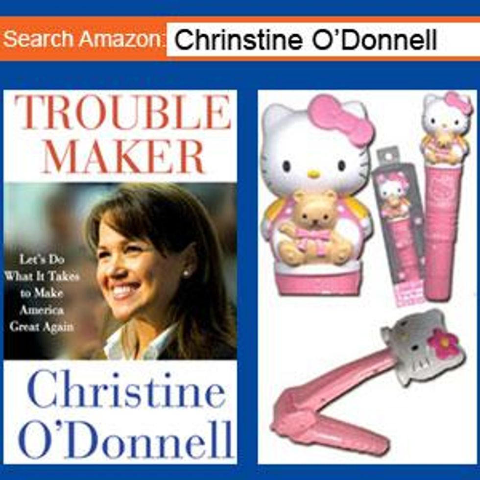 Need a Hello Kitty Vibrator? Visit Christine O'Donnell's Amazon Page