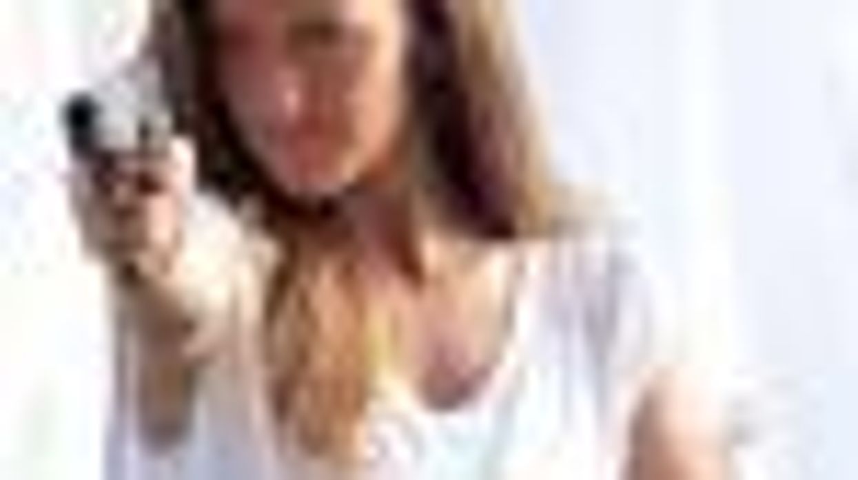 SheWired Shot of The Day: ‘Charlie’s Angels’ Minka Kelly With Guns Blazing