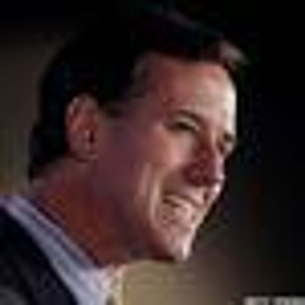 Republican Presidential Hopeful Rick Santorum Says Gays 'Cheapen' Marriage