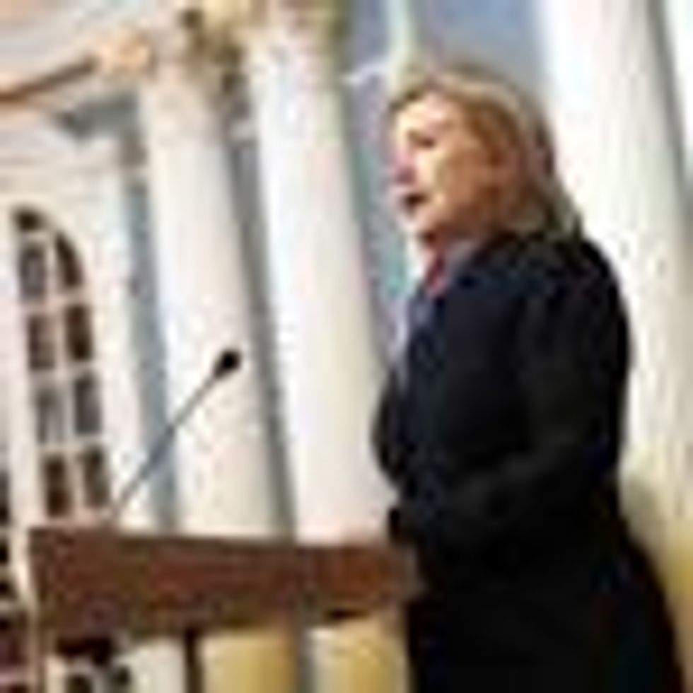 Sec. Hillary Clinton Applauds NY Marriage Equality
