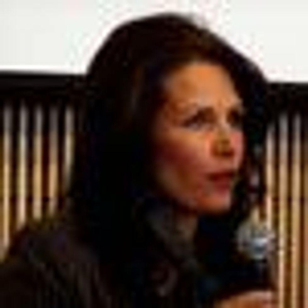 Michele Bachmann Gets Glitter Bombed for Her Antigay Ideology