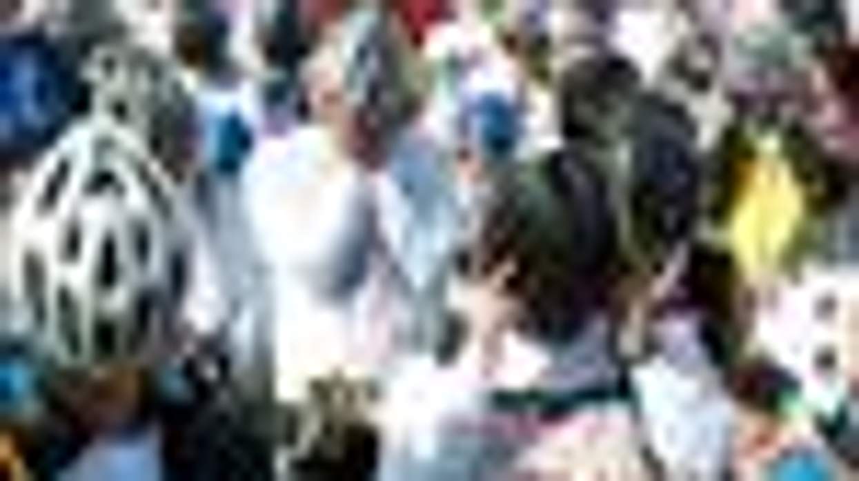 The AIDS/LifeCycle 10 2011 Finish Line in LA