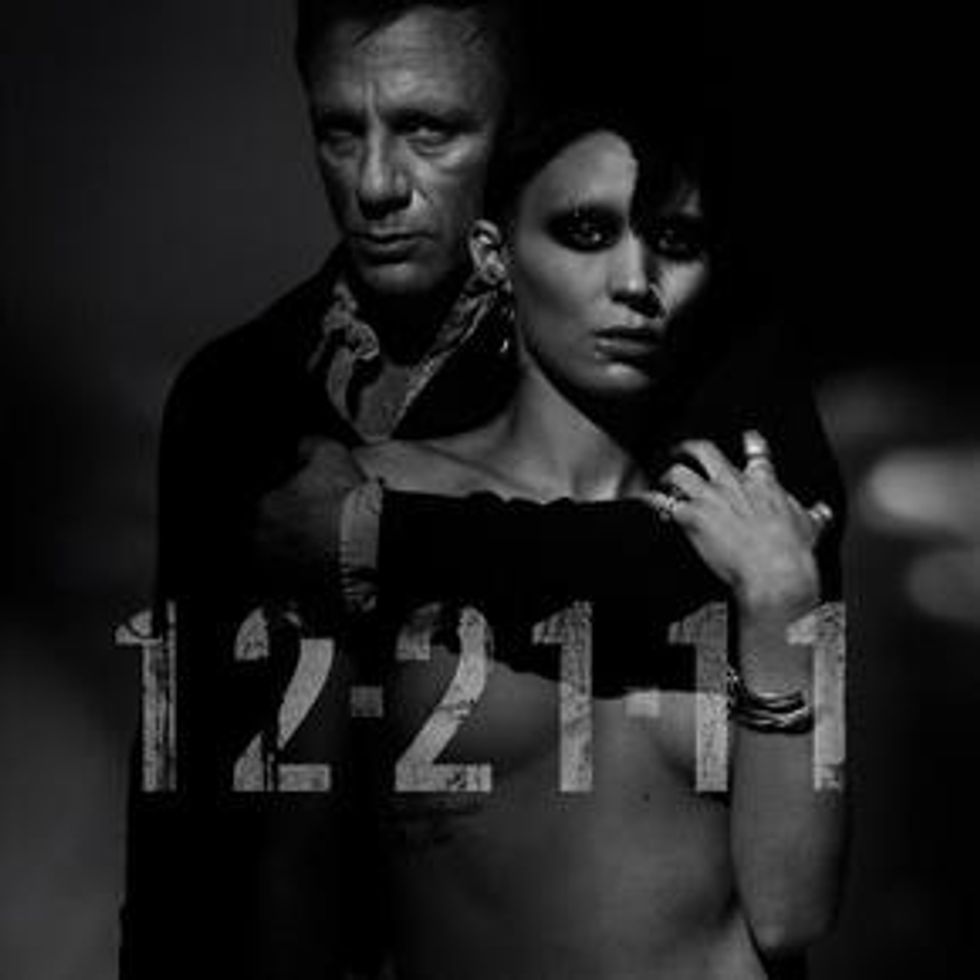 SheWired’s Shot of The Day: ‘The Girl With The Dragon Tattoo’ Poster – Rooney Mara Strips Down
