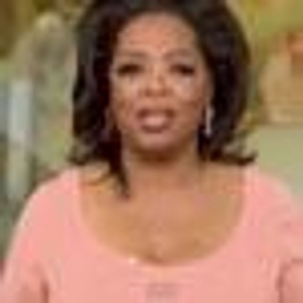 Oprah Bids Farewell to Her LGBT Fans - For Now...