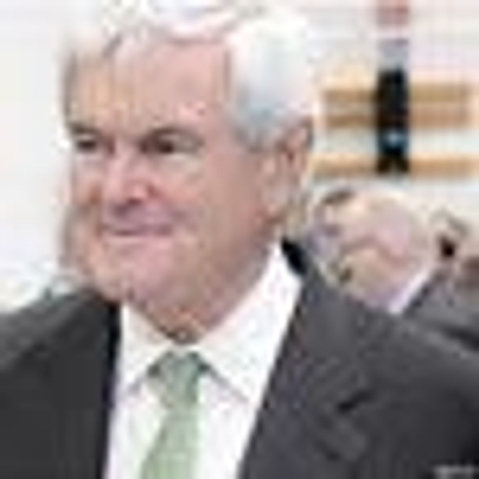Gay Activist Glitter Bombs Newt Gingrich