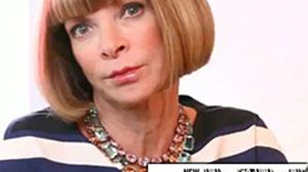Vogue Editor-In-Chief Anna Wintour Endorses Marriage Equality