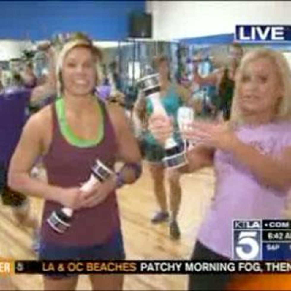 Shawnee Harkins Debuts Shake Weight Class in Hollywood - Video