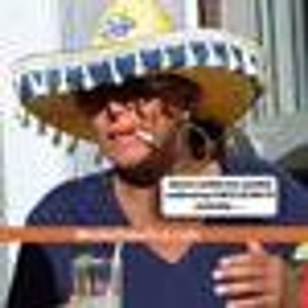 SheWired's Shot of the Day: Queen Latifah Celebrates Cinco de Mayo Sombrero Style 