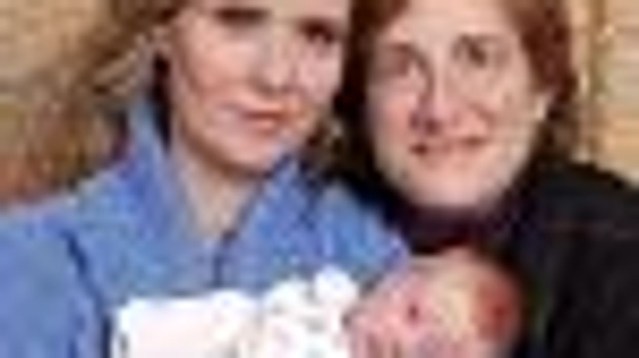 Cynthia Nixon and Christine Marinoni with Baby Max Ellington: First Photo