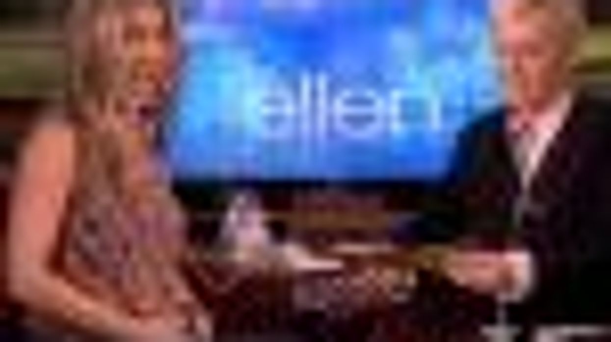 SheWired's Shot of the Day: Jennifer Aniston, Ellen DeGeneres and a Vibrating Bra: Video