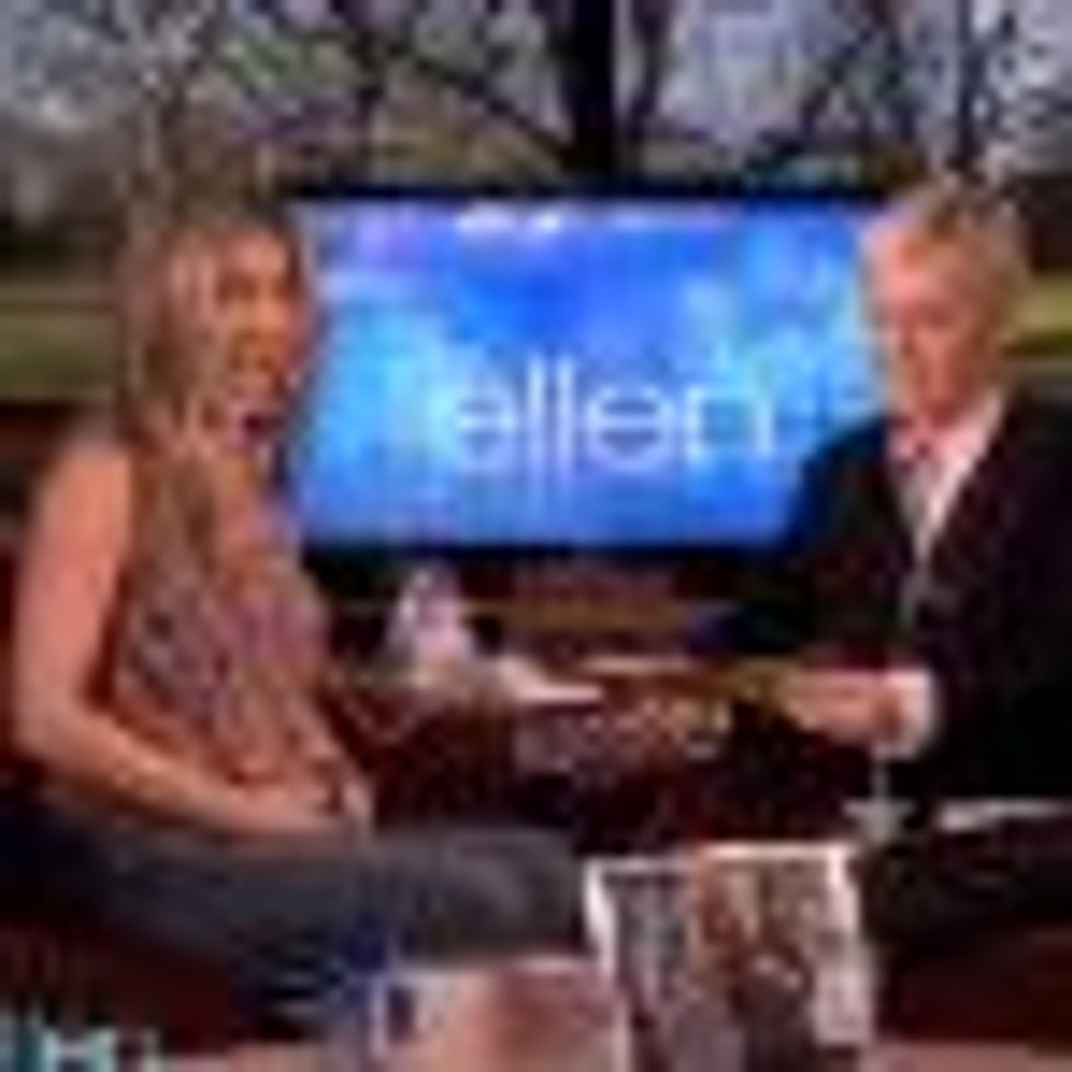 SheWired's Shot of the Day: Jennifer Aniston, Ellen DeGeneres and a Vibrating Bra: Video