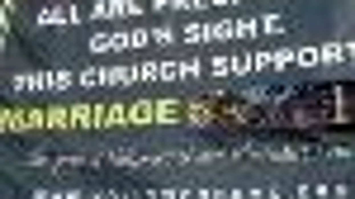 Vandals Slice 'Equality' out of Hollywood Methodist Church's Pro Gay Marriage Banner