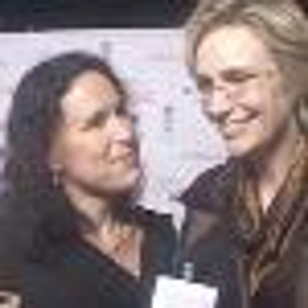 Jane Lynch and Lara Embry Chat About Marriage on the Red Carpet at Elton John Event: Video