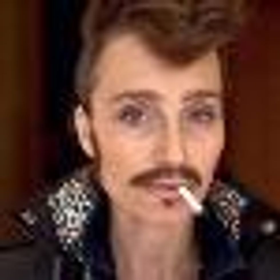SheWired's Shot of the Day: Kristin Scott Thomas Does Drag King for 'Double' Mag