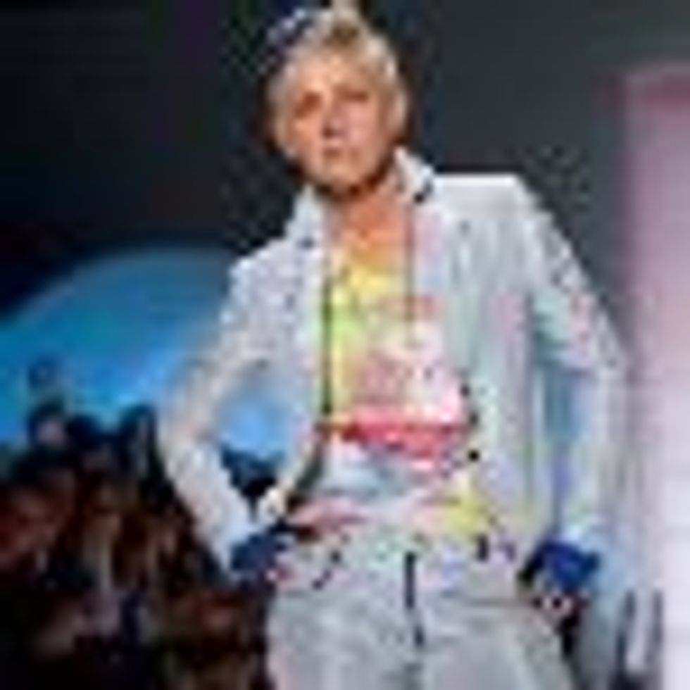 SheWired's Shot of the Day: Ellen DeGeneres Catwalks for Richie Rich