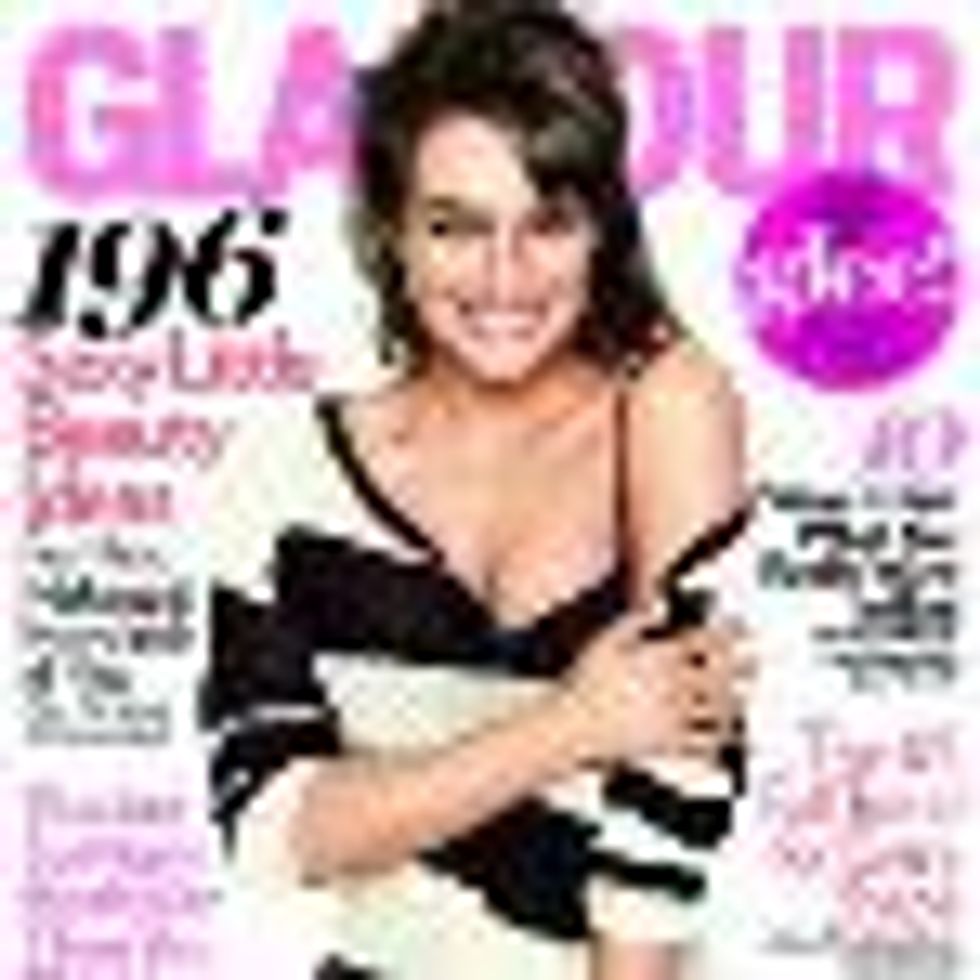 SheWired's Shot of the Day: Lea Michele Sans Pants for 'Glamour'