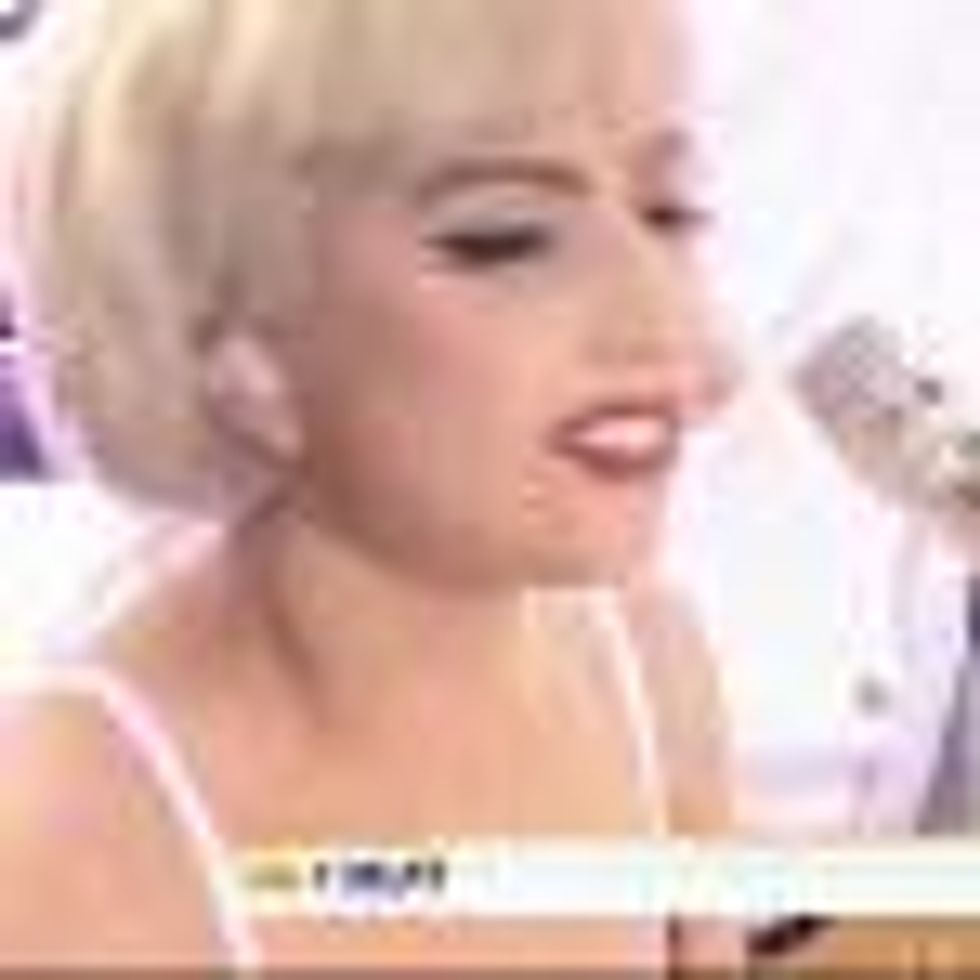 Gaga Debuts New Song and Shouts Out to Her Gays On 'Today'