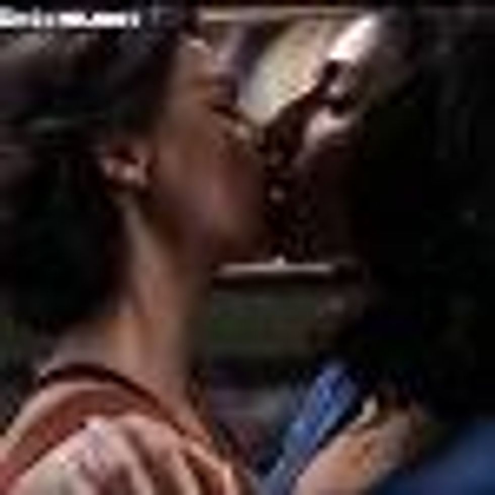 'Elena Undone's' Record Breaking Lesbian Screen Kiss! 