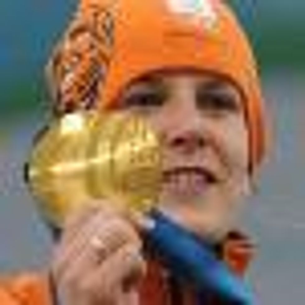 Dutch Lesbian Speed Skater Ireen W�st Wins the Gold