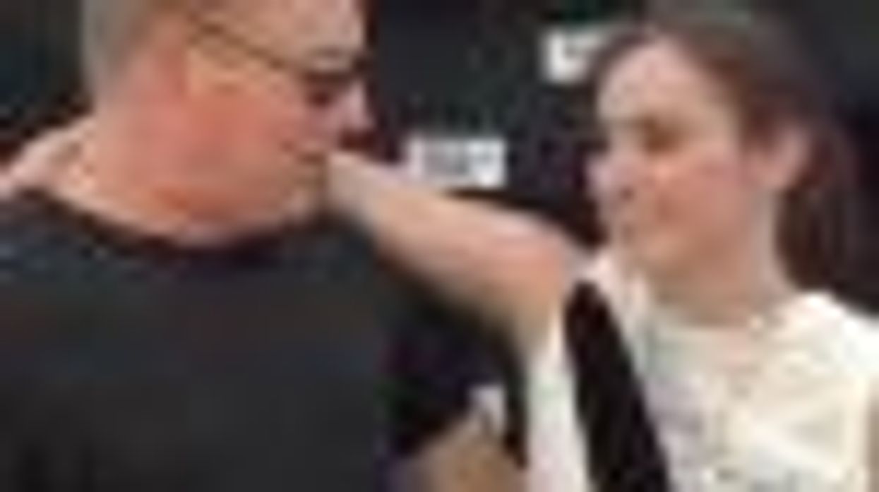 Backstage at 'Meet in the Middle' Video Interview with Cleve Jones