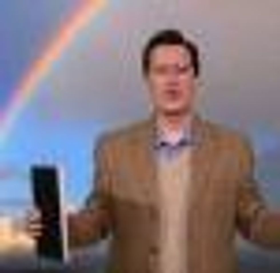 Stephen Colbert's Mock Anti Gay Marriage Commercial: It's 'Arma-Gay-don'