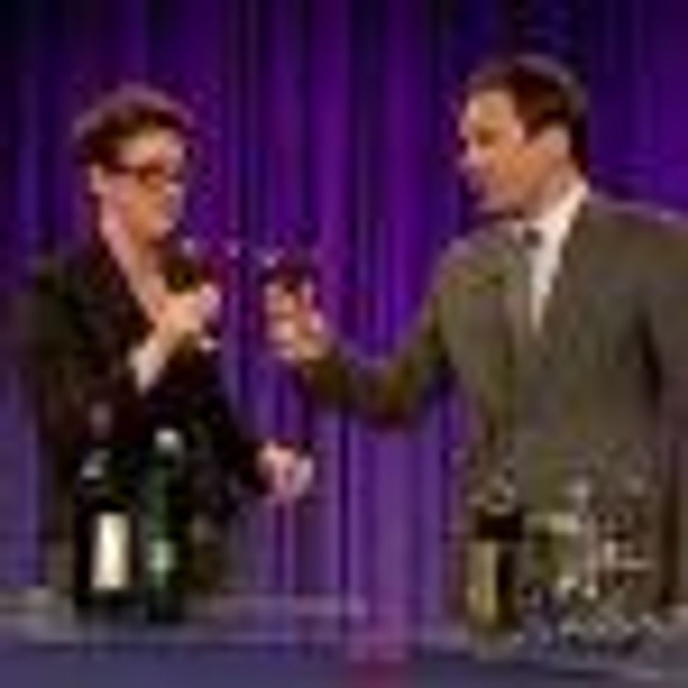 Rachel Maddow Schools Jimmy Fallon in �Manly Drinks�