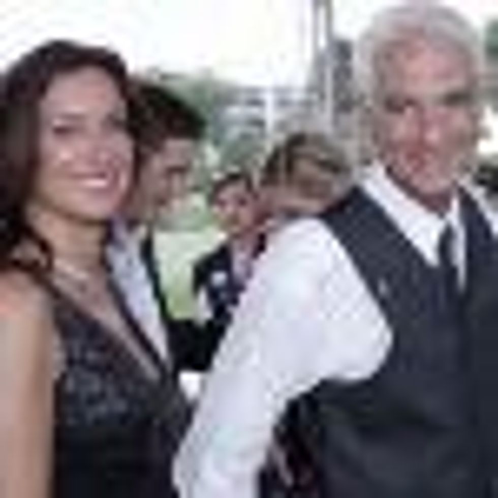 Gay Marriage Supporters Protest Florida Governor Charlie Crist's Wedding