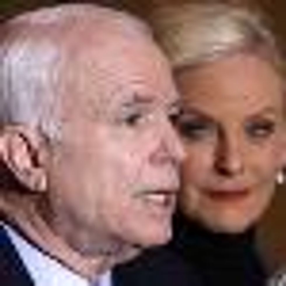 National Enquirer Taps Another Affair, Catches Cindy McCain in Lip Lock