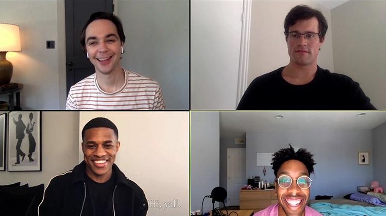 <p>Jim Parsons & <em>Hollywood</em> Castmates Talk Ryan Murphy's Very Gay Reimagining</p>