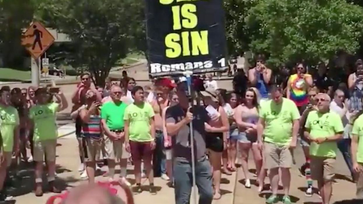 This Gay Chorus Sang Over the Noise of Anti-LGBT Protesters