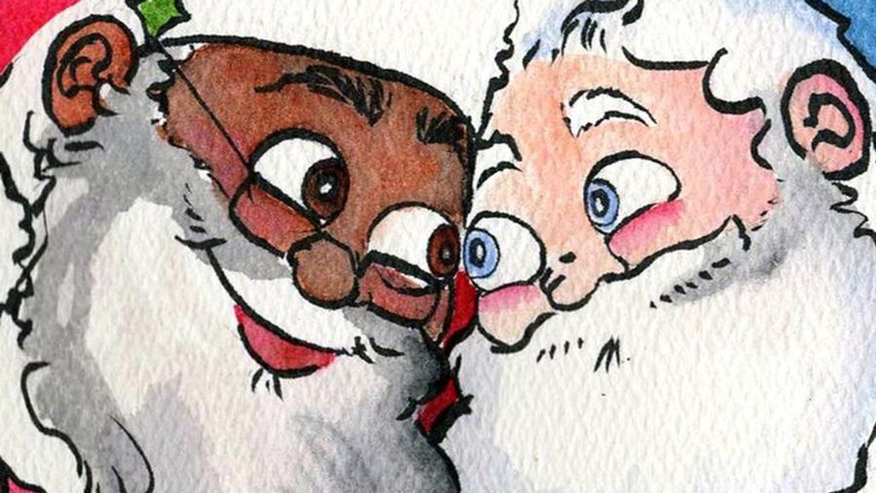 In This Children's Book, Santa Is a QPOC in an Interracial Relationship
