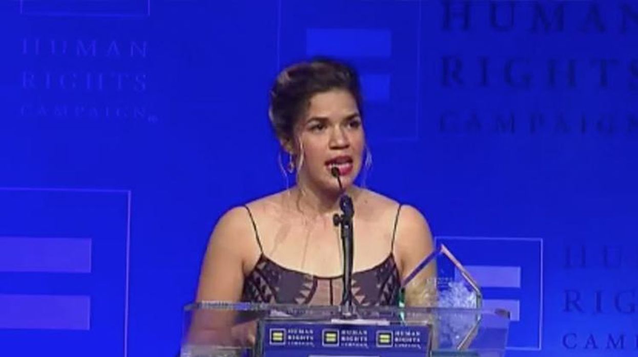 <p>America Ferrera & Katy Perry Receive Honorary Awards for Their LGBT Activism</p>