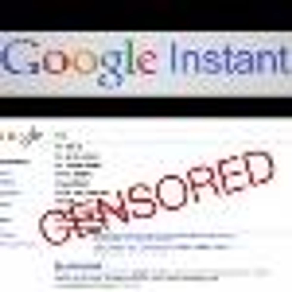 'Lesbian' and 'Bisexual' Censored on Google Instant