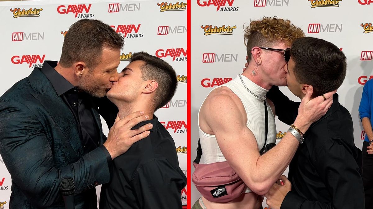 I Played a Kissing Game With Stars at the GayVN Awards — Here’s Who Won