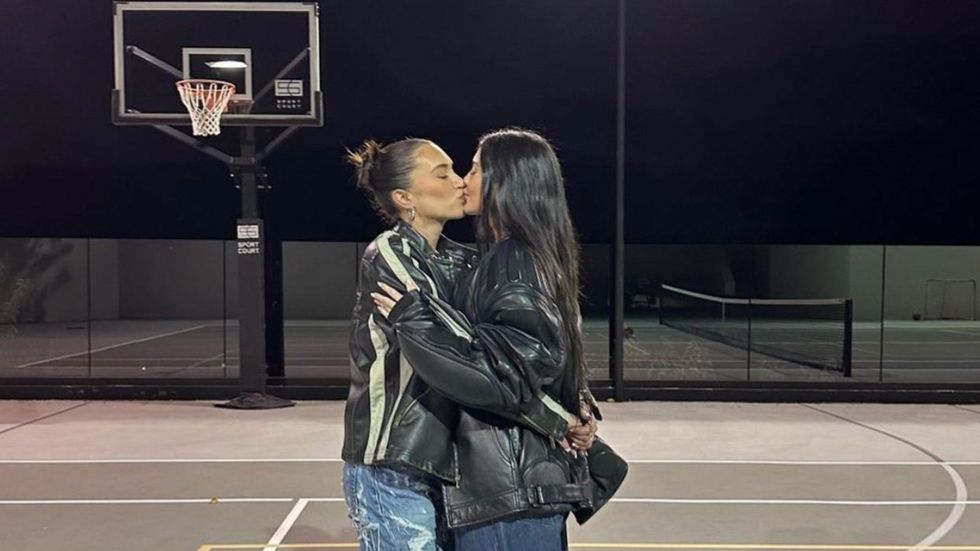 Kylie Jenner Accused Of Queerbaiting Over Valentine's Day Kiss