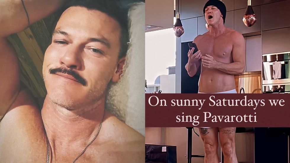 Watch Luke Evans Sing Opera In His Undies & Swoon