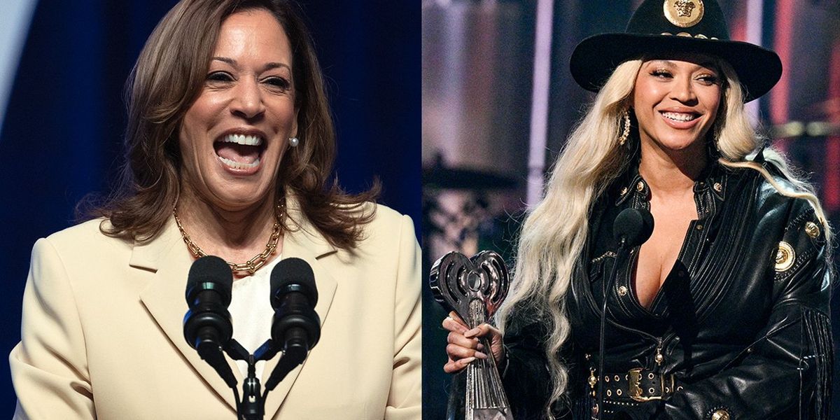 FINALLY: Beyoncé & Kamala Harris team up for Texas rally