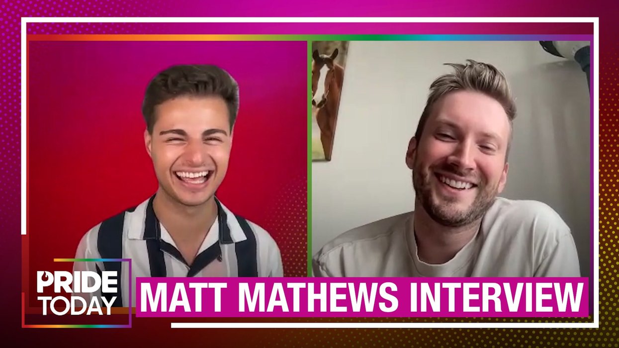 Meet Matt Mathews — the very funny 'platinum star gay'