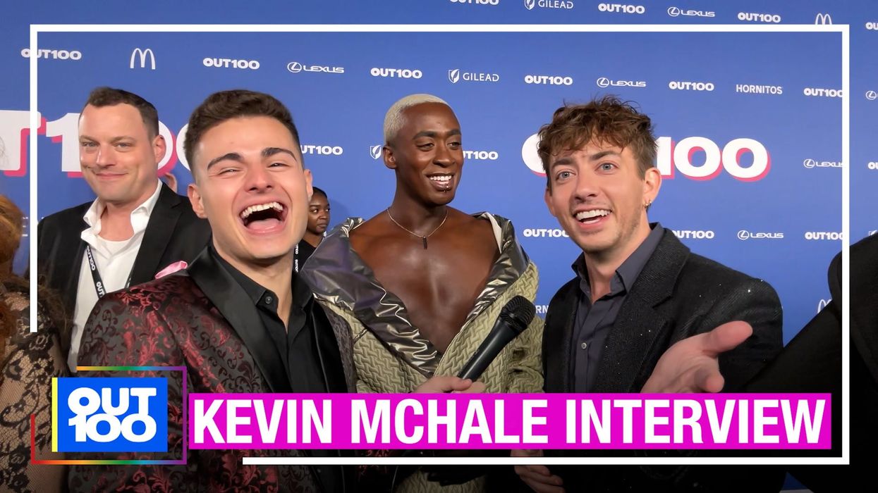 <p>Kevin McHale reacts to <em>Glee</em>'s 'Defying Gravity' hitting the music charts again</p>