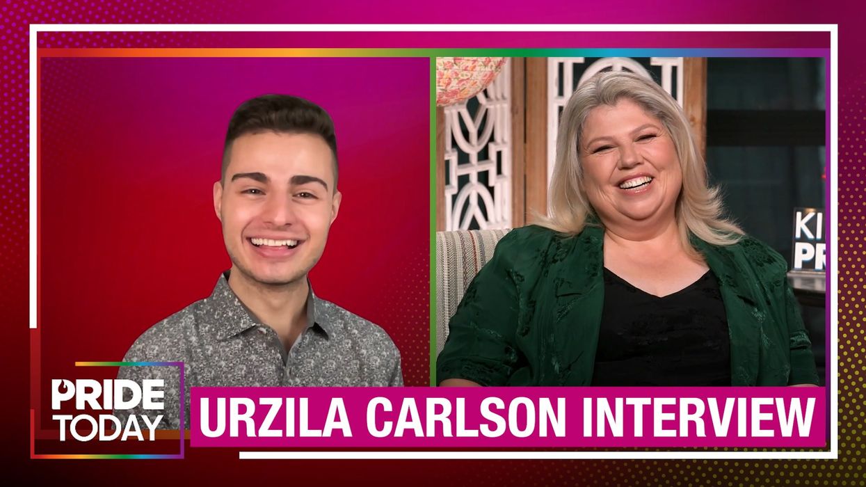 <p>Urzila Carlson is pushing the gay agenda in new Netflix film <em>Kinda Pregnant</em></p>