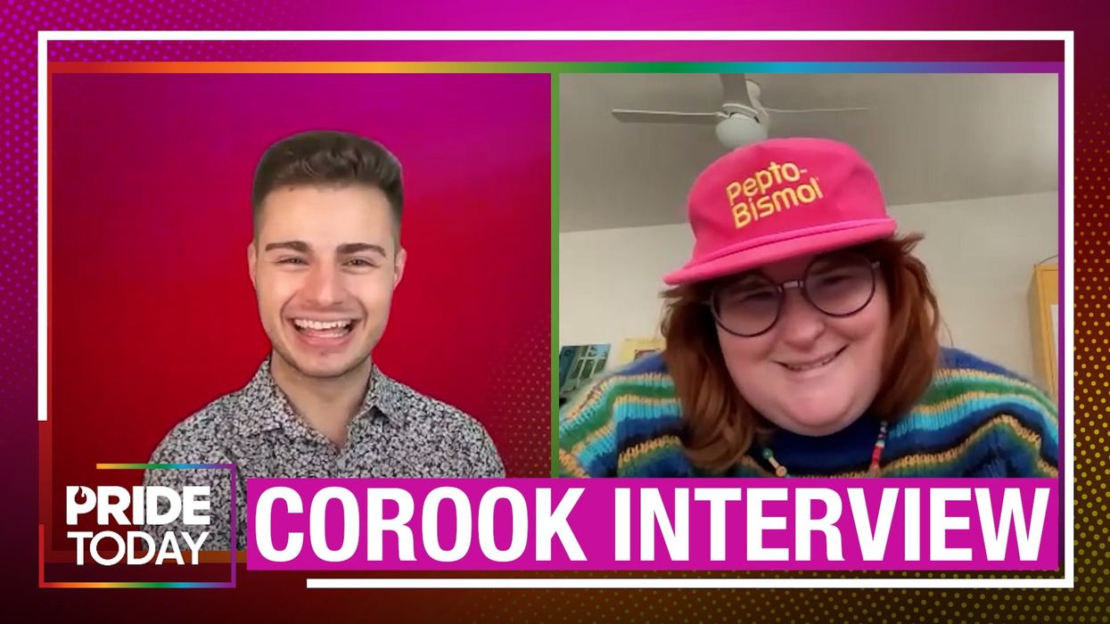 <p>Nonbinary singer Corook says Republicans can't 'erase transness'</p>