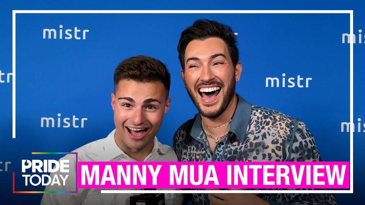 Manny MUA covers his bulge in steamy new Halloween selfie