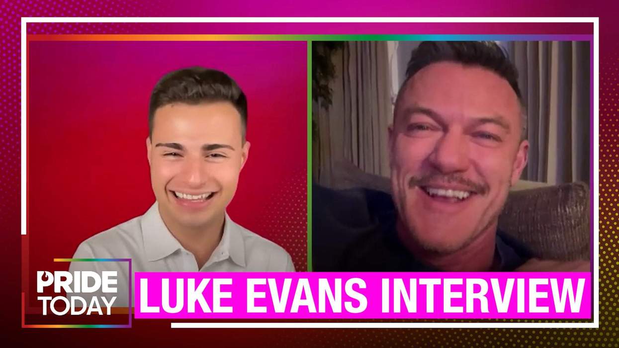 Luke Evans strips down & bares all ahead of Broadway debut