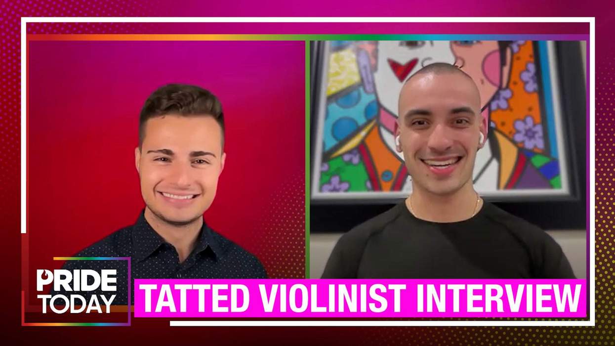 Meet Marcos Aycox, the sexy musician baring all as the Tatted Violinist