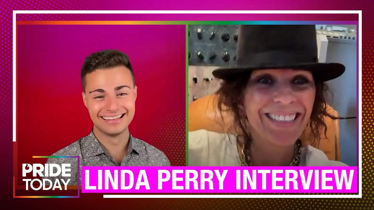 Linda Perry to LGBTQ+ people: Keep 'fighting' against 'moron' Donald Trump